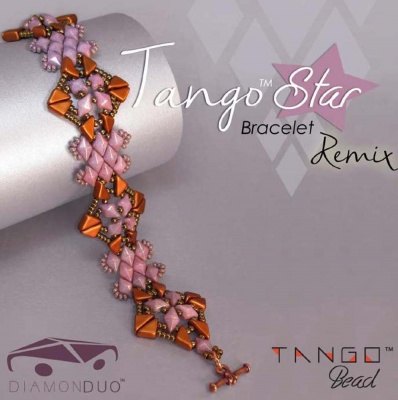 Pattern BeadMaster Tango Star Remix Bracelet uses DiamonDuo Tango  FOC with bead purchase